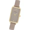 Oozoo Damen Armbanduhr Timepieces Analog Lederband taupe braun UOC11531