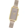 Oozoo Damen Armbanduhr Timepieces Analog Metallband taupe braun UOC11534