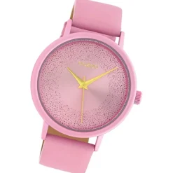 Oozoo Damen Armbanduhr Timepieces C10579 Analog Leder rosa UOC10579