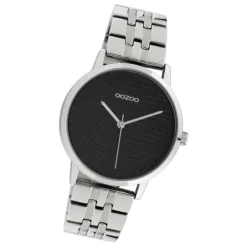 Oozoo Damen Armbanduhr Timepieces C10556 Analog Edelstahl silber UOC10556