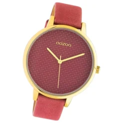 Oozoo Damen Armbanduhr Timepieces C10591 Analog Leder rosa UOC10591