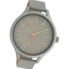 Oozoo Damen Armbanduhr Timepieces C10088 Analog Leder grau UOC10088