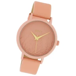 Oozoo Damen Armbanduhr Timepieces C10604 Analog Leder orange UOC10604