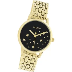 Oozoo Damen Armbanduhr Timepieces C11029 Analog Edelstahl gold UOC11029