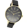Oozoo Damen Armbanduhr Timepieces C11034 Analog Leder schwarz UOC11034