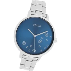 Oozoo Damen Armbanduhr Timepieces Analog Edelstahl silber UOC11121