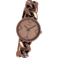 Oozoo Damen Armbanduhr Timepieces Analog Edelstahl bronze UOC11129