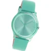 Oozoo Damen Armbanduhr Timepieces Analog Leder grün UOC11139