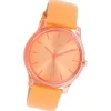 Oozoo Damen Armbanduhr Timepieces Analog Leder mango UOC11141