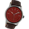 Oozoo Damen Armbanduhr Timepieces Analog Leder braun UOC10306