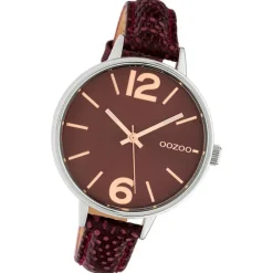 Oozoo Damen Armbanduhr Timepieces Analog Leder braun UOC10457