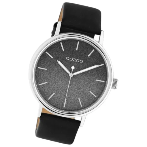 Oozoo Damen Armbanduhr Timepieces C10939 Analog Leder schwarz UOC10939