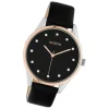 Oozoo Damen Armbanduhr Timepieces C10954 Analog Leder schwarz UOC10954