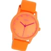 Oozoo Damen Armbanduhr Timepieces Analog Leder orange UOC11171