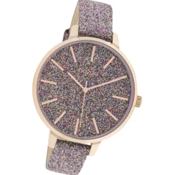Oozoo Damen Armbanduhr Timepieces C11032 Analog Leder mehrfarbig UOC11032