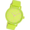 Oozoo Damen Armbanduhr Timepieces Analog Leder grün UOC11177