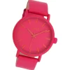 Oozoo Damen Armbanduhr Timepieces Analog Leder pink UOC11178