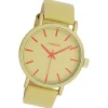 Oozoo Damen Armbanduhr Timepieces Analog Leder olivgrün UOC11181