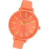Oozoo Damen Armbanduhr Timepieces Analog Leder orange UOC11185