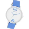 Oozoo Damen Armbanduhr Timepieces Analog Leder blau UOC11235
