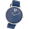 Oozoo Damen Armbanduhr Timepieces Analog Leder blau UOC11243