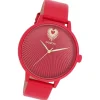 Oozoo Damen Armbanduhr Timepieces Analog Leder pink UOC11247