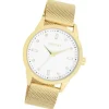 Oozoo Damen Armbanduhr Timepieces Analog Metall gold UOC11282
