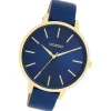 Oozoo Damen Armbanduhr Timepieces Analog Leder blau UOC11292