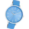 Oozoo Damen Armbanduhr Timepieces Analog Leder blau UOC11296