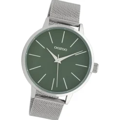Oozoo Damen Armbanduhr Timepieces Analog Metall silber UOC10006