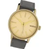 Oozoo Damen Armbanduhr Timepieces Analog Leder grau UOC10013