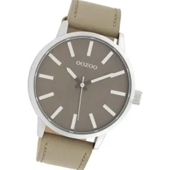 Oozoo Damen Armbanduhr Timepieces Analog Leder taupe hellbraun UOC10032