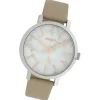 Oozoo Damen Armbanduhr Timepieces Analog Leder taupe hellbraun UOC10112