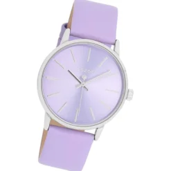 Oozoo Damen Armbanduhr Timepieces Analog Leder lila UOC11061