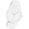 Oozoo Damen Armbanduhr Timepieces Analog Leder weiß UOC11059