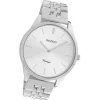 Oozoo Damen Armbanduhr Timepieces Analog Metall silber UOC9981A