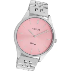 Oozoo Damen Armbanduhr Timepieces Analog Metall silber UOC9982A
