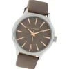 Oozoo Damen Armbanduhr Timepieces Analog Leder braun UOC10108