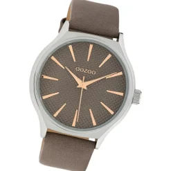 Oozoo Damen Armbanduhr Timepieces Analog Leder braun UOC10108