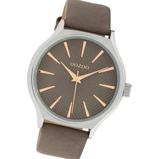Oozoo Damen Armbanduhr Timepieces Analog Leder braun UOC10108
