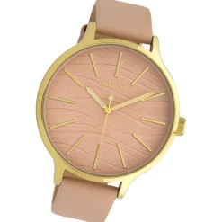 Oozoo Damen Armbanduhr Timepieces Analog Leder rosa UOC10121