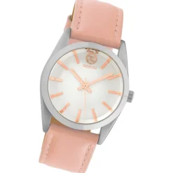 Oozoo Damen Armbanduhr Timepieces Analog Leder pink UOC10189
