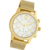 Oozoo Damen Armbanduhr Timepieces Analog Metall gold UOC10261