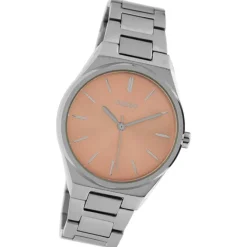 Oozoo Damen Armbanduhr Timepieces Analog Metall silber UOC10341