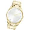 Oozoo Damen Armbanduhr Timepieces C10962 Analog Edelstahl gold UOC10962