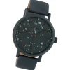 Oozoo Damen Armbanduhr Timepieces Analog Leder dunkelgrau UOC10413