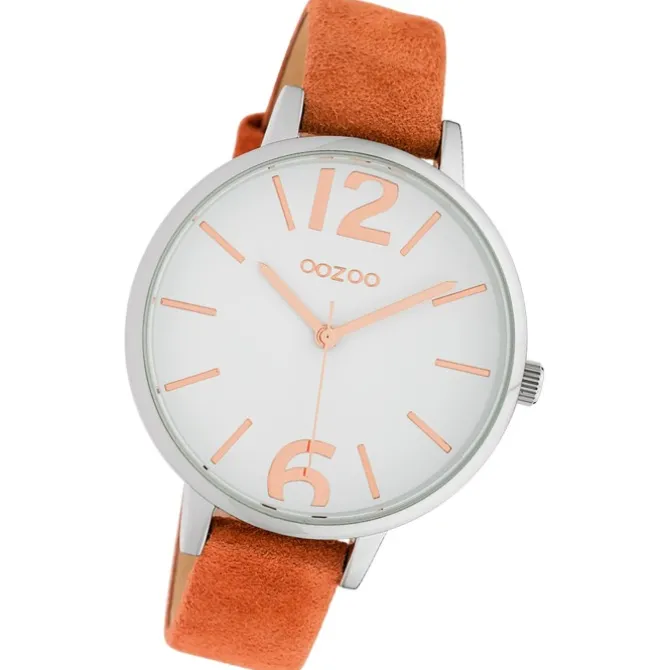 Oozoo Damen Armbanduhr Timepieces Analog Leder braun UOC10435
