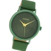 Oozoo Damen Armbanduhr Timepieces Analog Leder grün UOC10582