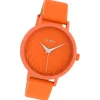 Oozoo Damen Armbanduhr Timepieces Analog Leder orange UOC10605