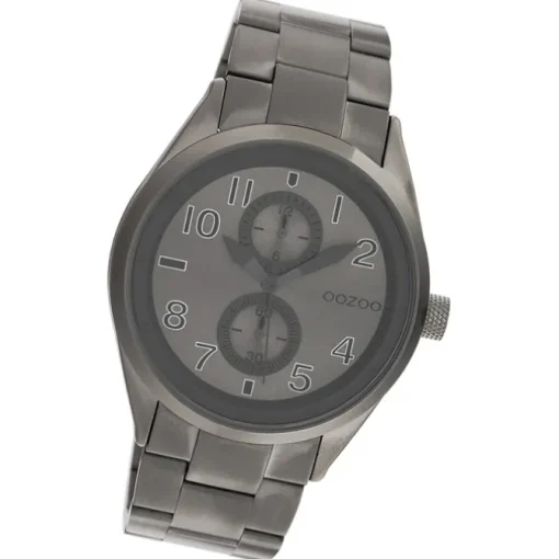 Oozoo Damen Armbanduhr Timepieces Analog Metall titan UOC10633